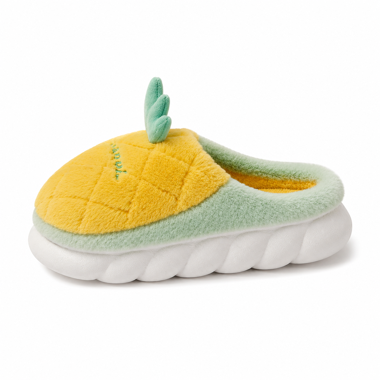 CloudNest™ Plush Slippers Pineapple