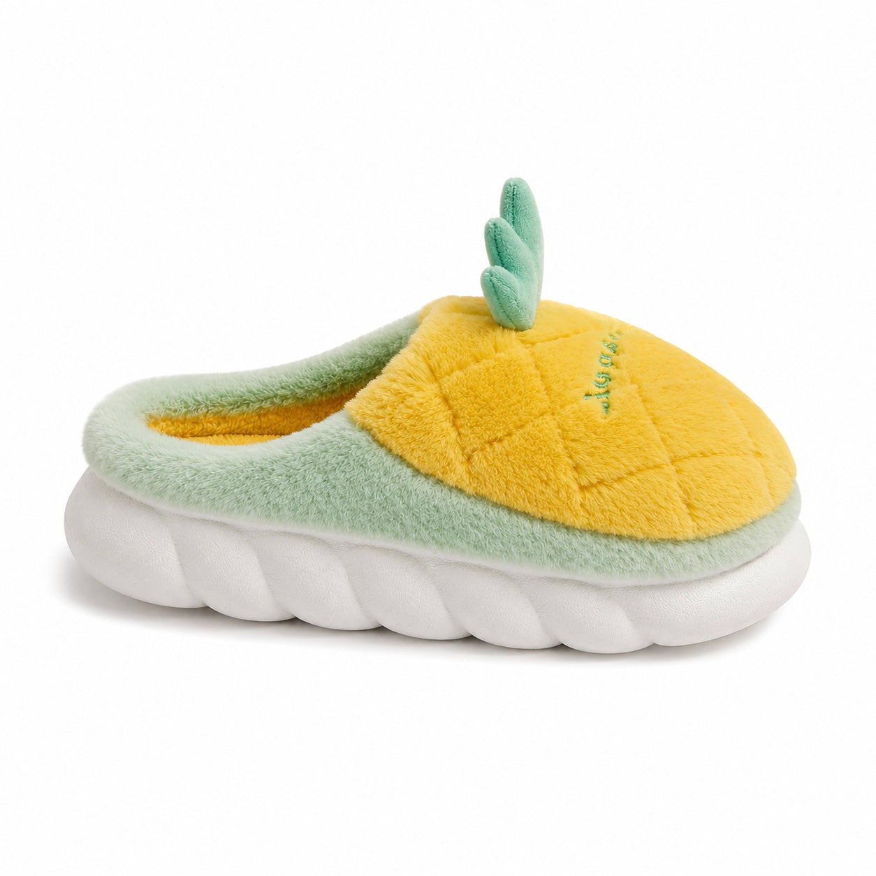CloudNest™ Plush Slippers Pineapple